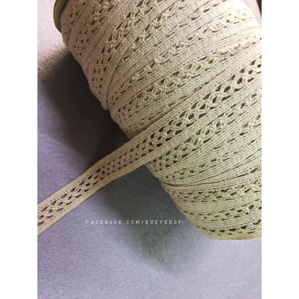 (2mét )Ren Chỉ, Ren Cotton, Ren Viền Scrapbook