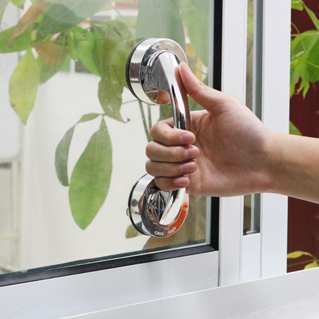 2xBathroom Shower Bath Tub Grip Suction Cup Safety Grab Bar Handrail 20cm