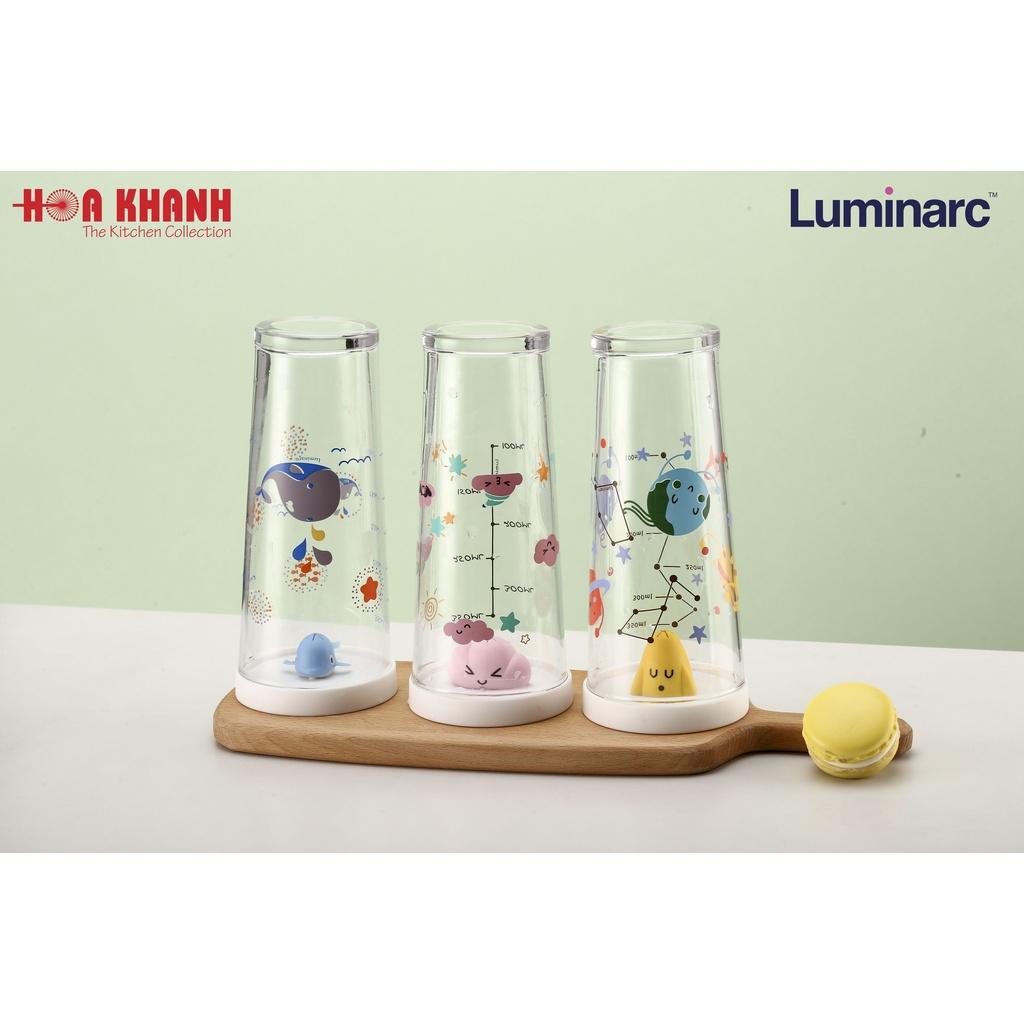 Ly Thủy Tinh Đổi Màu Có Nắp Luminarc Lille Scale Whale 425ml - P9886