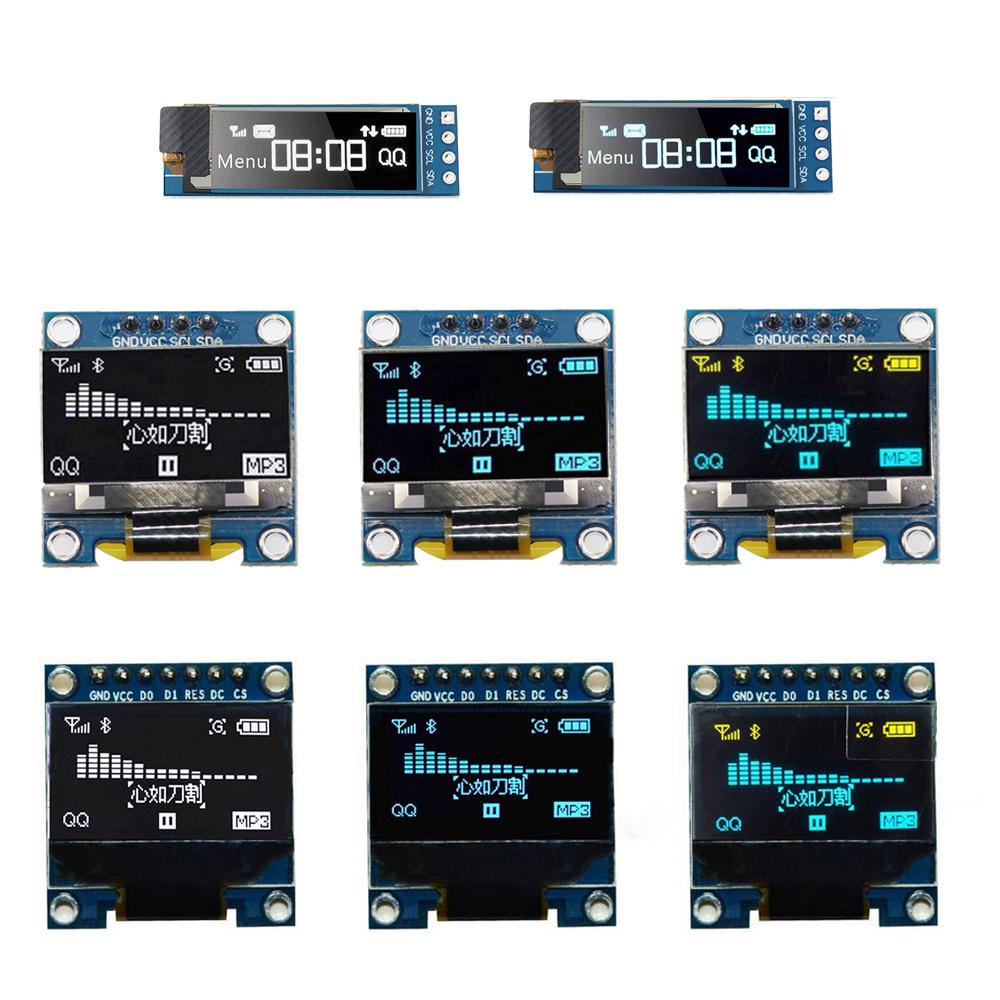0,91 inch 0,96 inch OLED IIC Module OLED SERIVE MÔ HÌNH 128X64 I2C SSD1306 12864 Bảng màn hình LCD cho Arduino