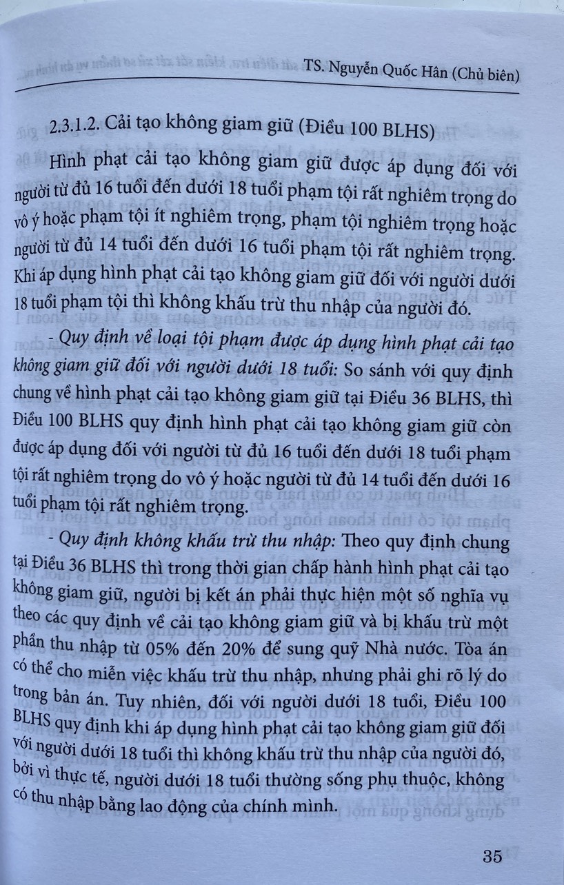 Kỹ Năng Thực Hành Quyền Công Tố, Kiểm Sát Điều Tra, Kiểm Sát Xét Xử Sơ Thẩm Vụ Án Hình Sự Có Người Tham Gia Tố Tụng Là Người Dưới 18 Tuổi