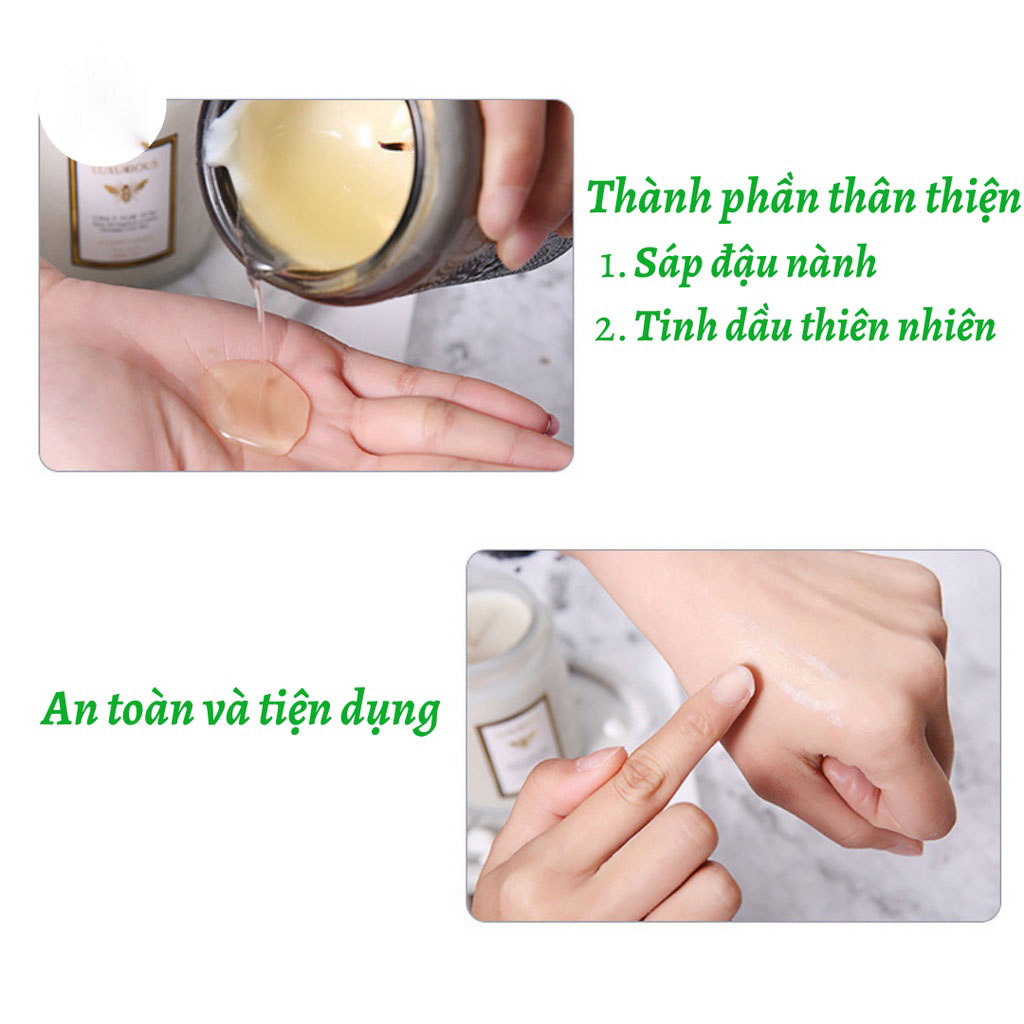 Nến Thơm Phòng Thiên Nhiên Menahem Thư Giãn Không khoi' Candle Cup Thơm Phòng Ngủ Tinh Dầu Thiên Nhiên