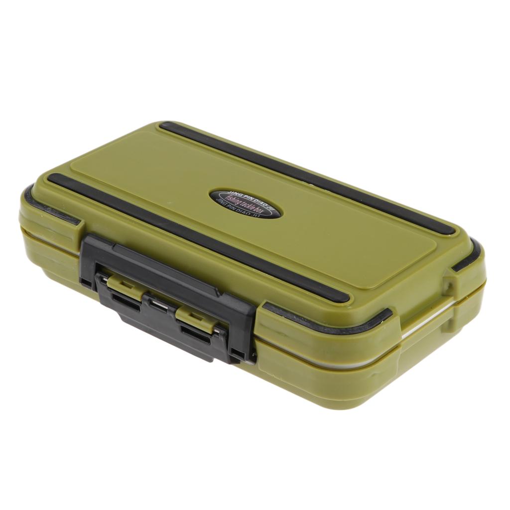 Plastic Fishing Hooks Lures Bait Tackle Storage Organizer Box Case