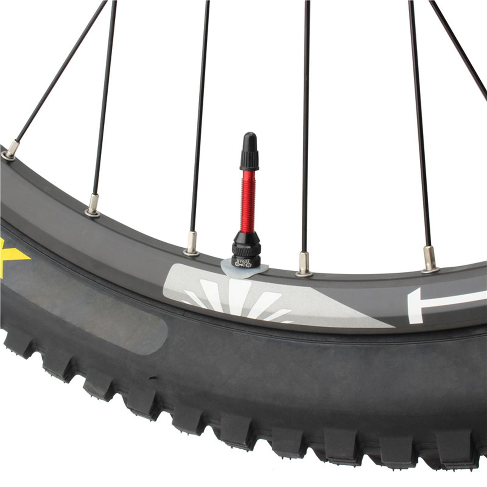 12Pcs Mountain Road French Valve Sticker Rim Repair