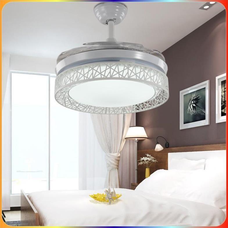 Quạt trần đèn dấu cánh, quạt trần phòng khách, 3 chế độ ánh sáng-KNQ51
