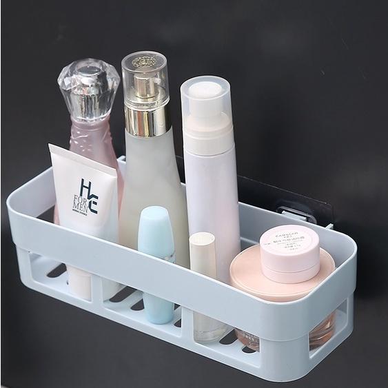 Kệ Nhà Tắm Phòng Bếp Dán Tường Kệ Đựng Mỹ Phẩm Gia Vị Treo Tường Hình Chữ Nhật H091