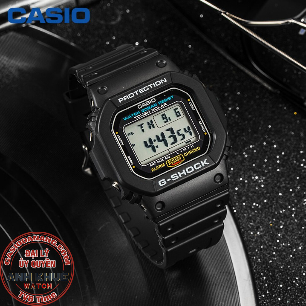 Đồng hồ nam dây nhựa Casio G-Shock chính hãng G-5600UE-1DR (43mm)