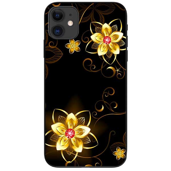 Ốp lưng dành cho Iphone 12 Mini mẫu Họa Tiết Hoa Vàng