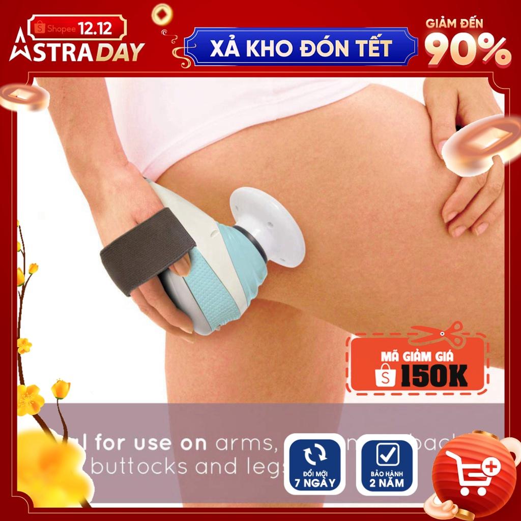 [ Giảm eo siêu tốc] Máy massage tan mỡ, giúp săn chắc, làm mịn vùng da sần vỏ cam Homedics CELL-100-EU