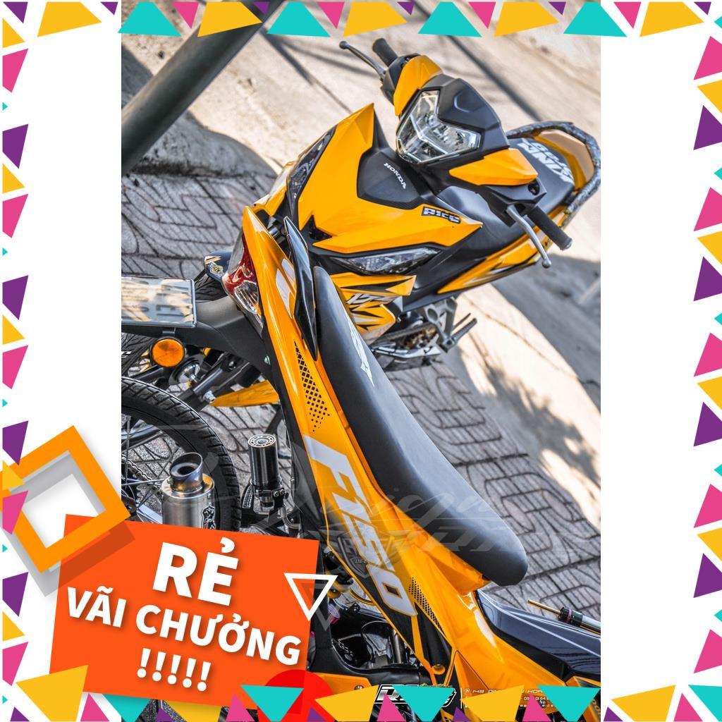 Tem Rời Raider Xăng Cơ 2014 Mẫu Vàng Đen Trắng Chữ F150