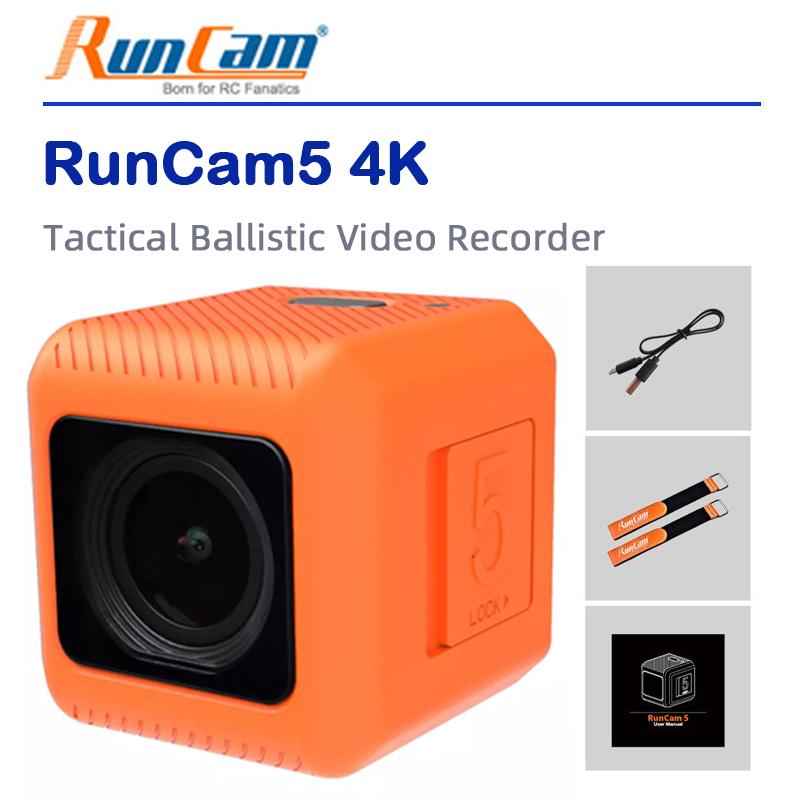 RunCam 5 Camera 4K Đầu ghi hình HD Ổn định hình ảnh điện tử Trọng lượng nhẹ Thích hợp cho nhiều cảnh khác nhau