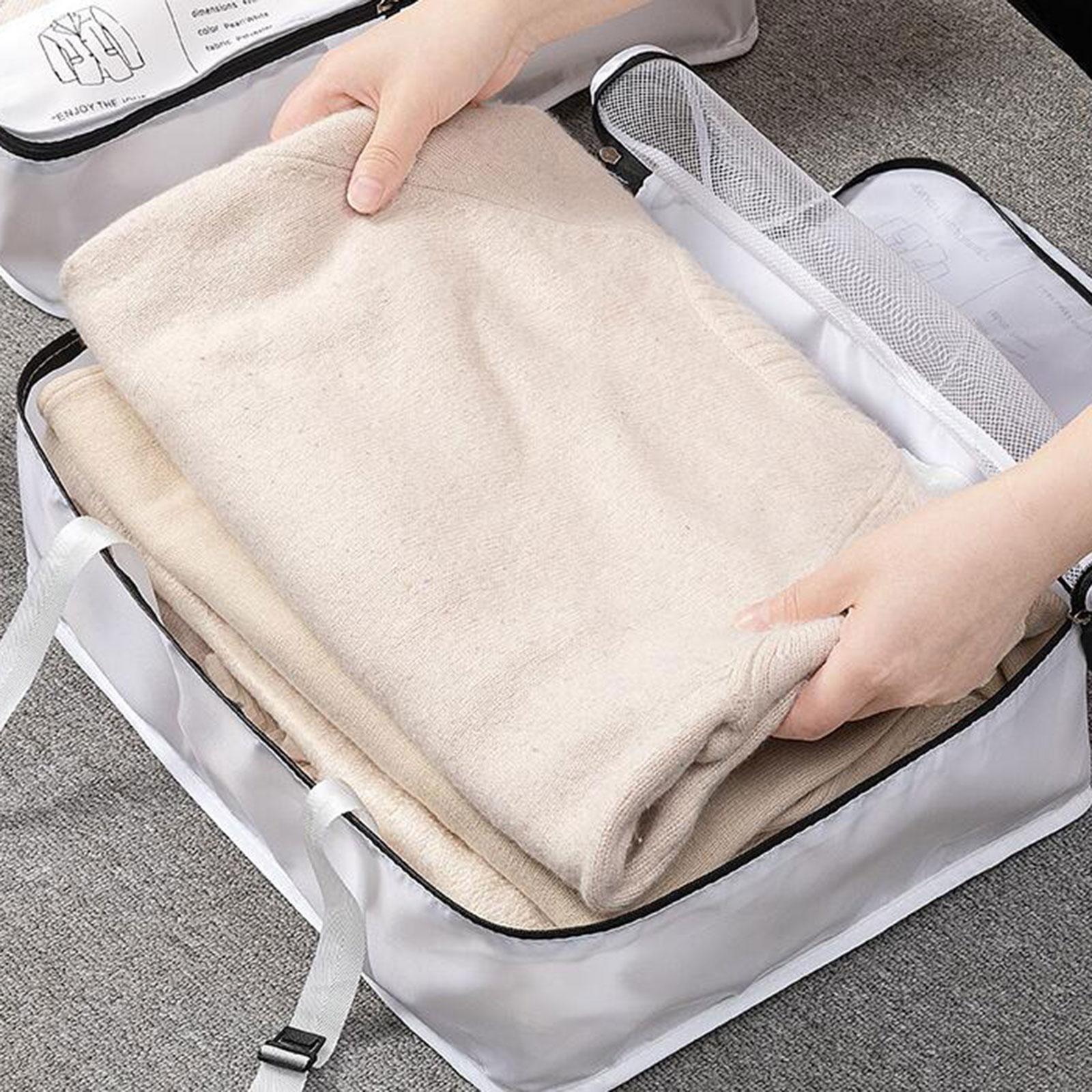 Packing Cubes Lightweight Toiletries Pouch Travel Luggage Packing Organizers