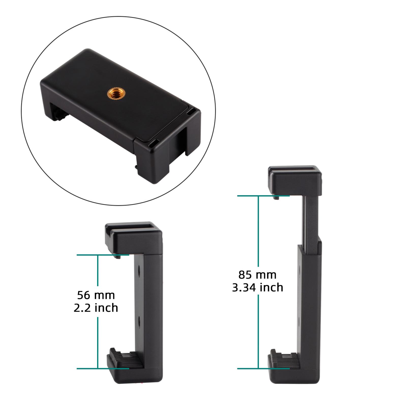 Giá đỡ điện thoại có thể điều chỉnh với đèn LED lấp đầy 5500K / 3200K cho máy tính để bàn