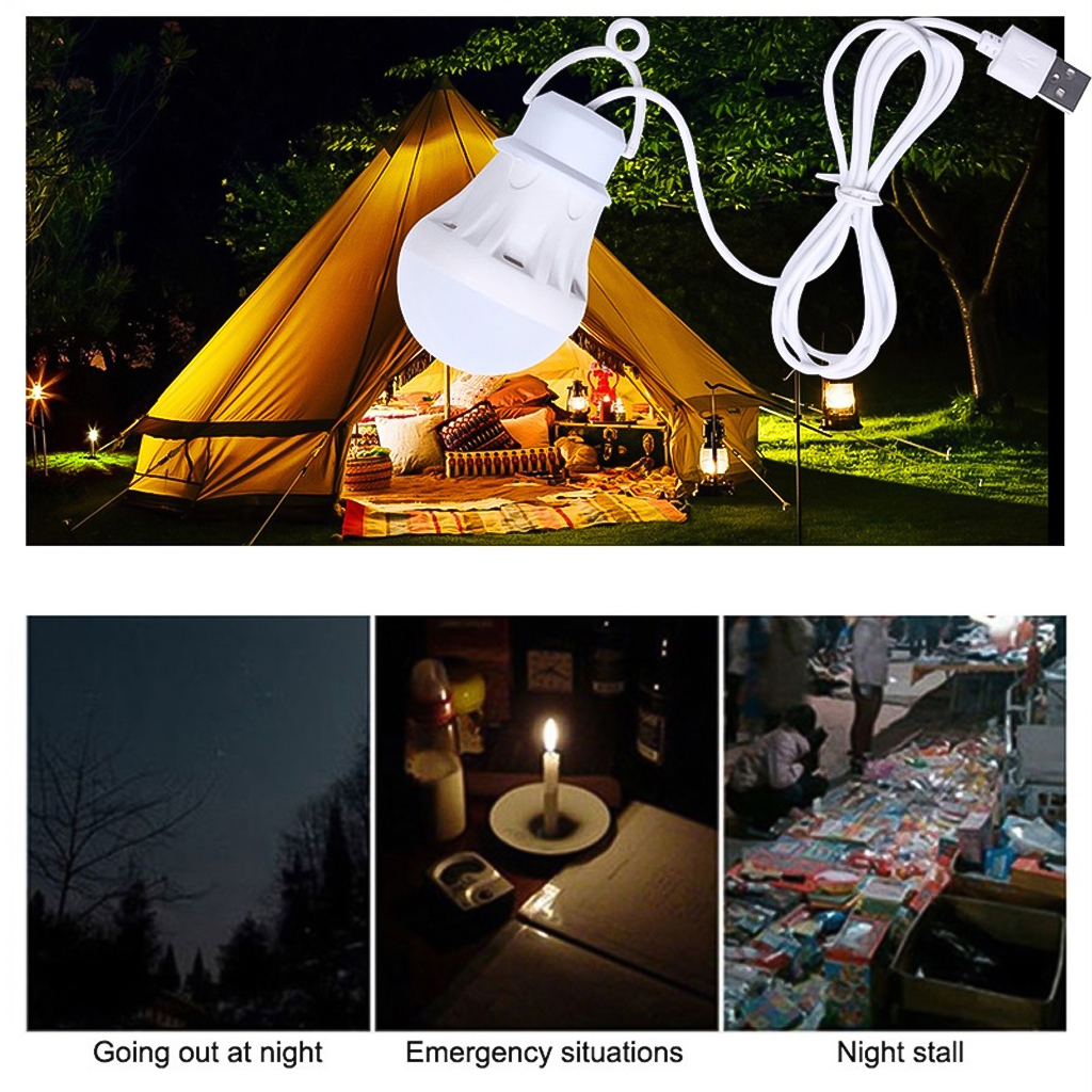 Bóng Đèn Led USB siêu sáng tiện dụng 5W - Ánh sáng trắng