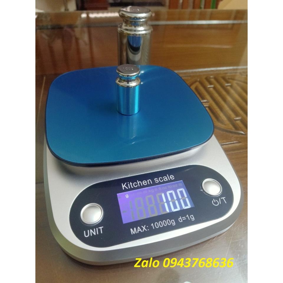 Cân thực phẩm tiểu ly điện tử siêu chính xác dải cân 10kg/1g,cân điện tử nhà bếp mini,độ chính xác cao