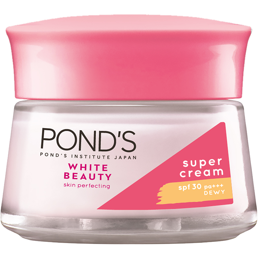 Bộ Đôi Kem Dưỡng Da Ngày Và Đêm Trắng Hồng Rạng Rỡ Pond's White Beauty (50g)