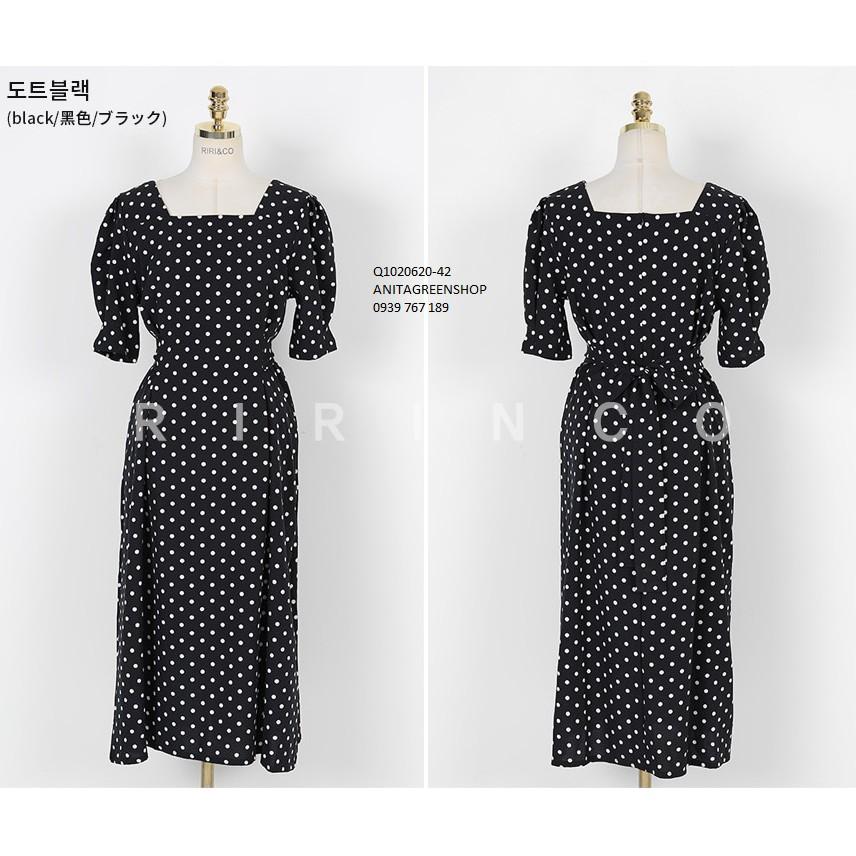 Q1020620 ĐẦM MAXI CHẤM BI