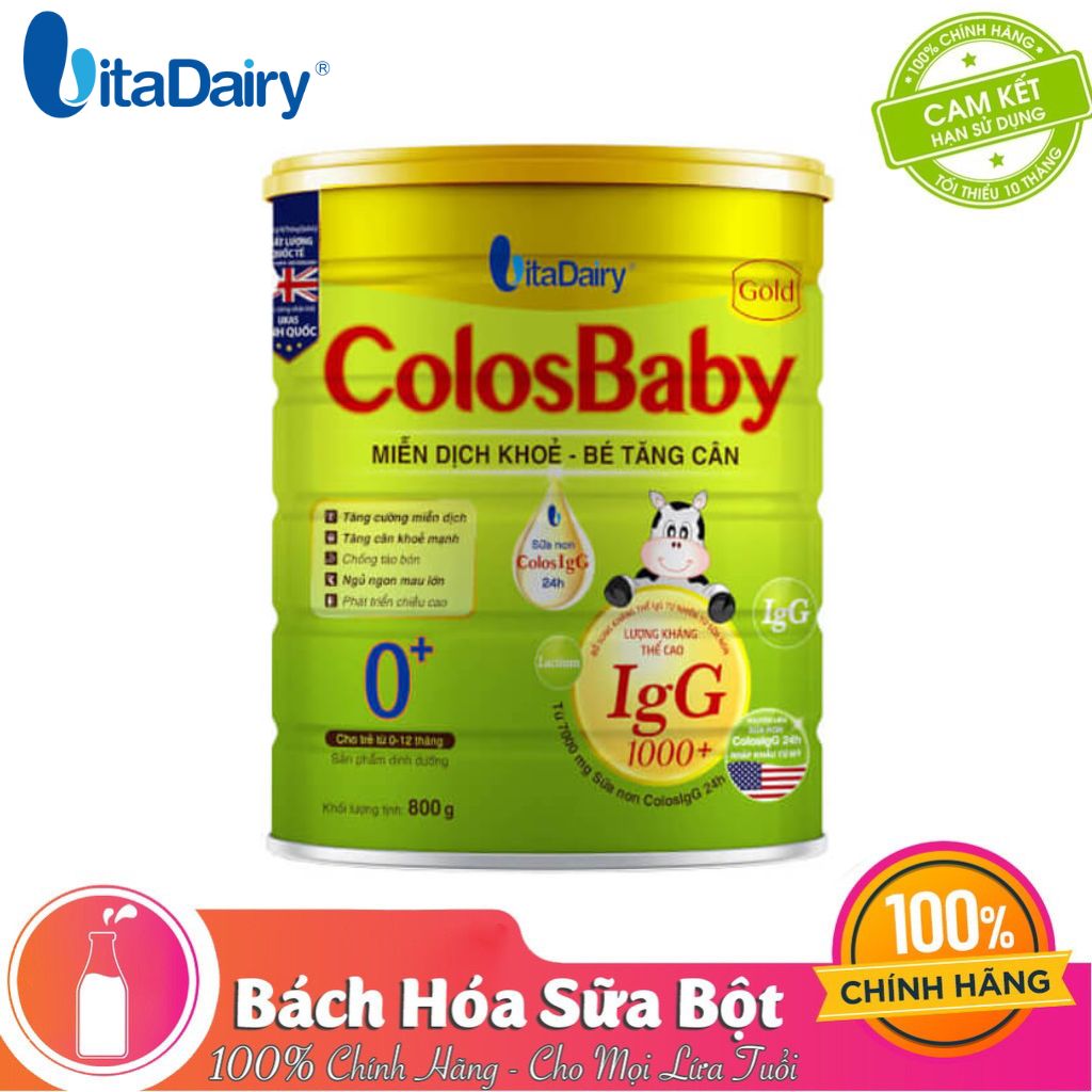 Sữa bột ColosBaby Gold 0+ /Lon 800g