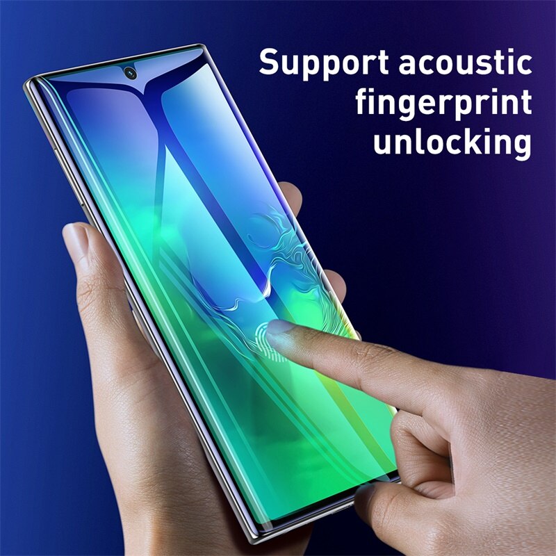 Bộ 2 miếng dán full màn hình Baseus Full Screen cho Samsung Note10 / Note10 Plus- Hàng chính hãng