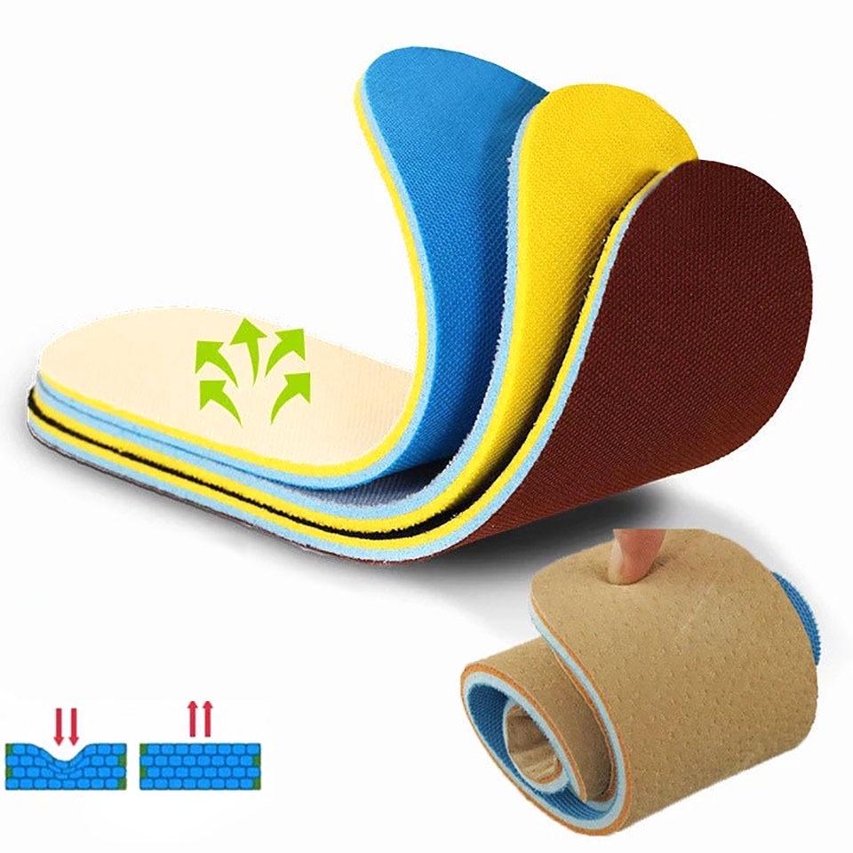 Miếng Lót Giày Thể Thao Dày Hấp Thụ Sốc Chống Mùi Và Chống Mòn Thoáng Khí Cho Nam Và Nữ