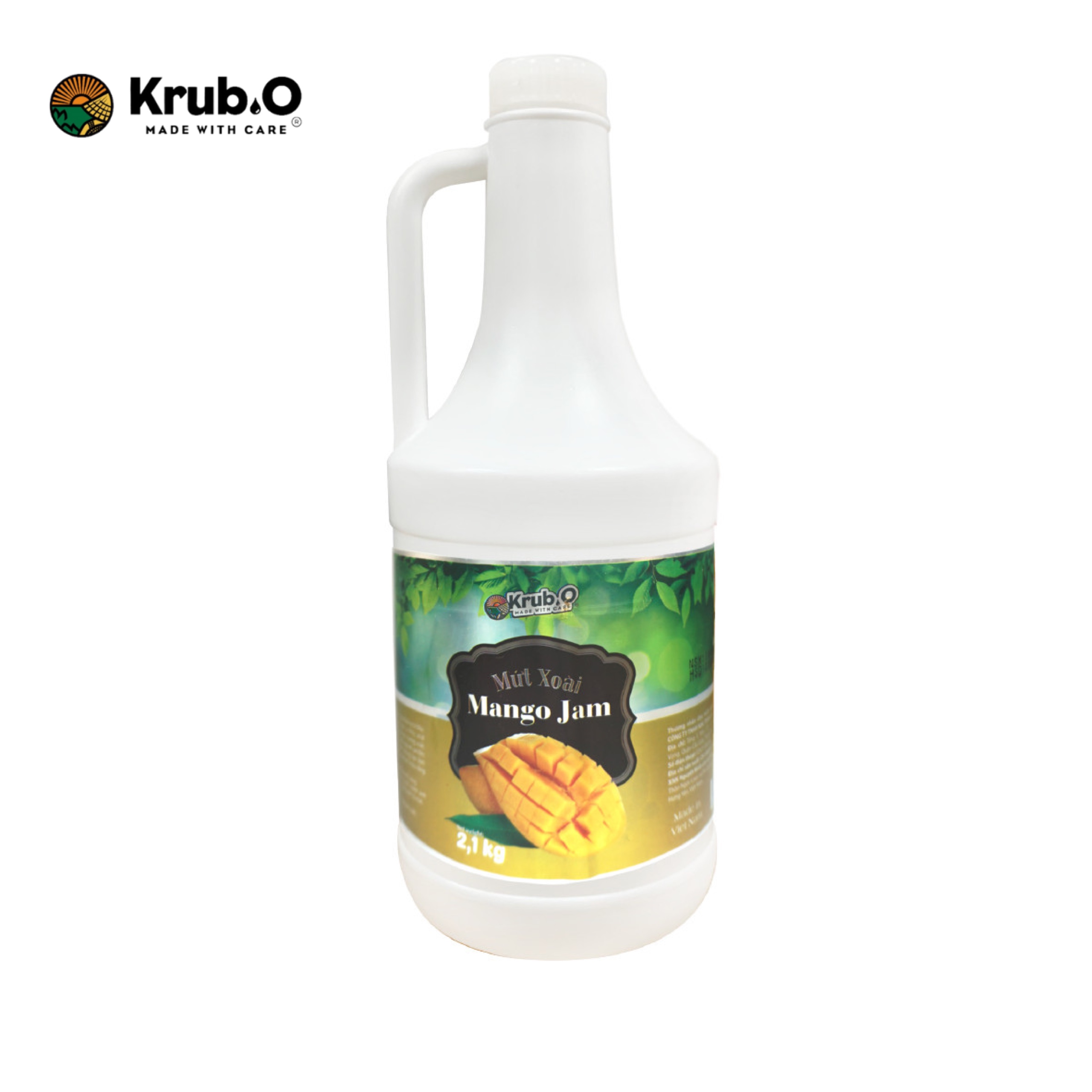 Mứt Xoài Krub.O - Can 2.1kg - Nguyên liệu pha chế - Mứt trái cây