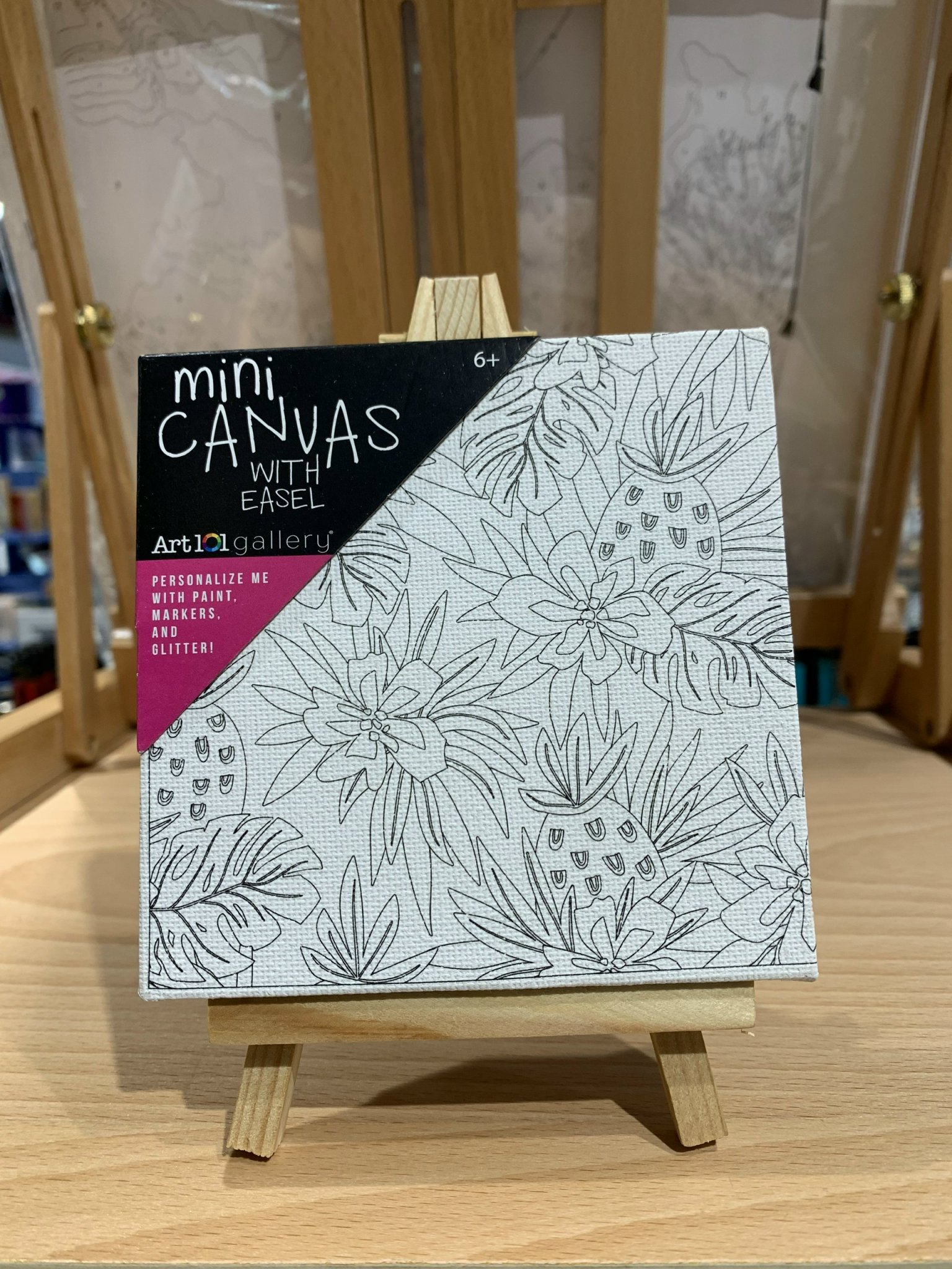 Tranh canvas số hóa mini kèm giá vẽ