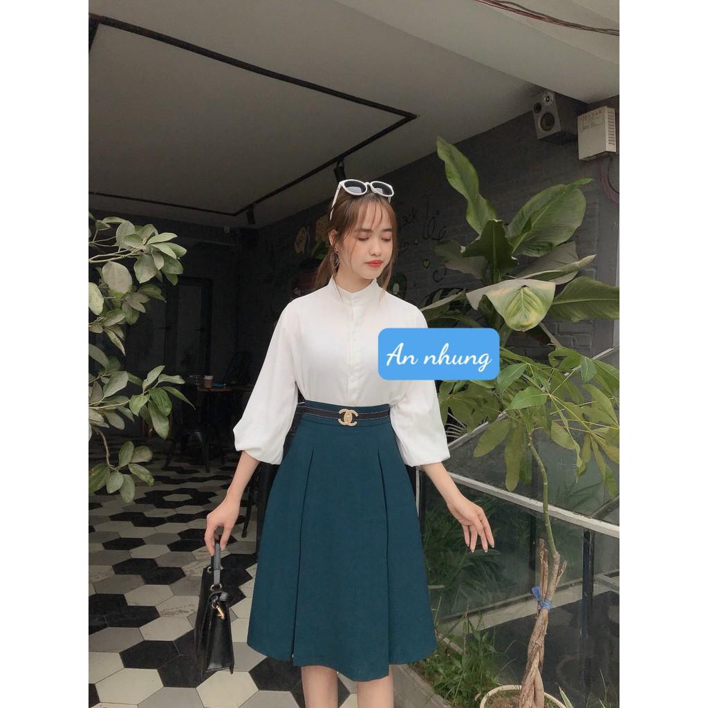 Chân váy công sở - dáng xòe