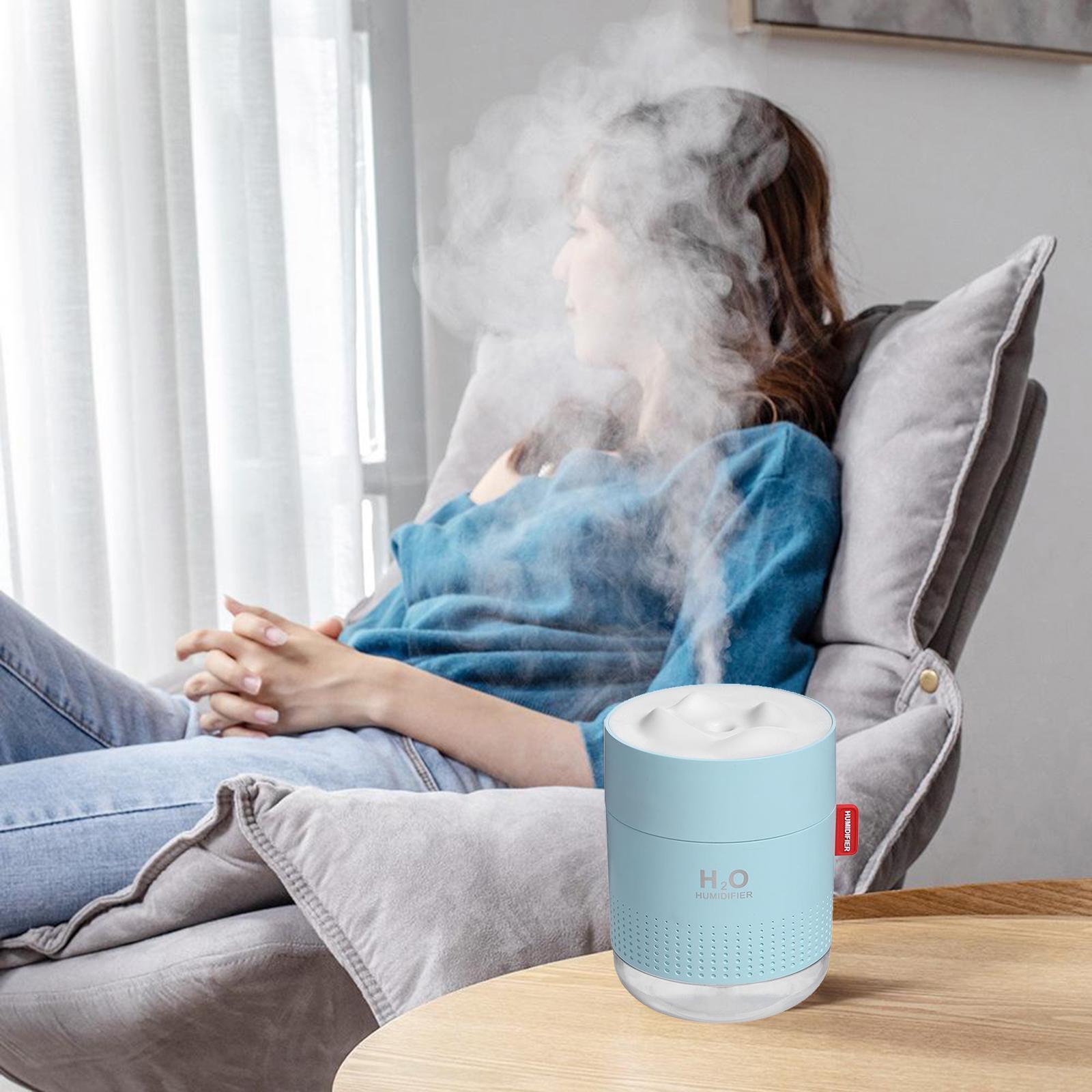450ml USB LED Mini Car Home Humidifier Aroma Diffuser Mist Purifier