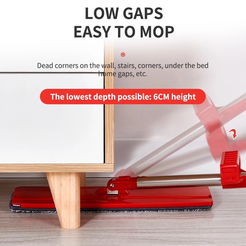 CÂY LAU NHÀ BÁN CHỮ NHẬT VẮT KÉO  CLB-VKI.38CM