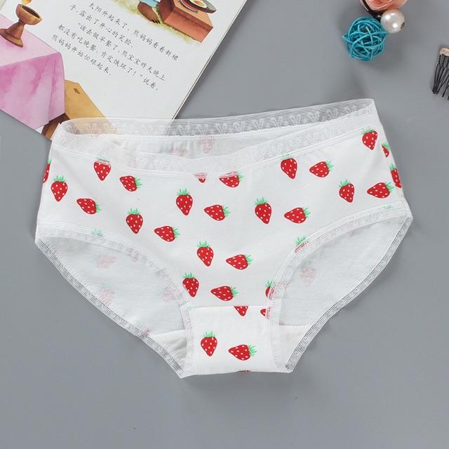 Quần Lót Cotton Mỏng Kháng Khuẩn Hình Trái Tim Xuất Nhật . Hàng Loại Đẹp.
