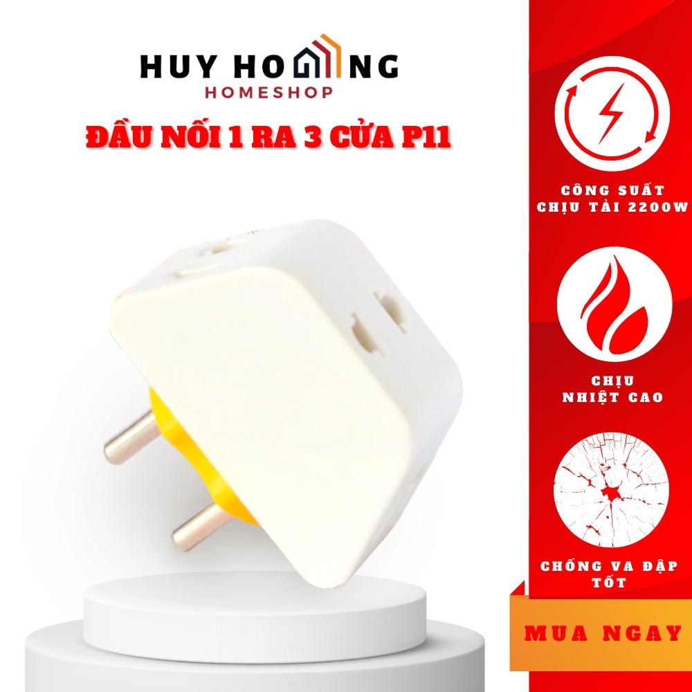 Đầu chia ổ cắm 1 ra 3 cửa P11 Sopoka - Hàng chính hãng