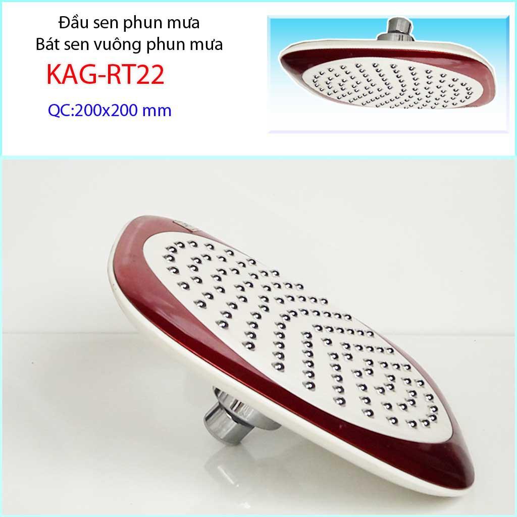 Đầu sen phun mưa, bát sen tắm phun mưa tắm đứng KAG-RT22