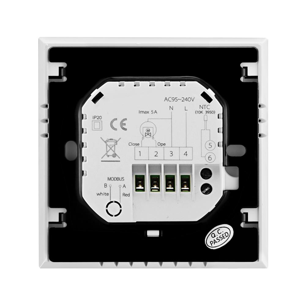 THP1000-WHPW Water Heating Thermostat Smart WiFi Digital Temperature Controller Tuya/SmartLife APP Control Backlit LCD Display Programmable Voice Control Compatible with Amazon Echo/Google Home/Tmall Genie/IFTTT 3A AC95-240V