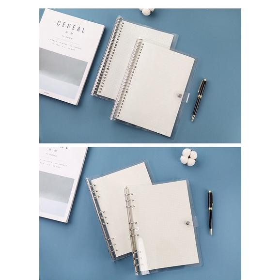 Bìa dẻo 4/6/9/26 lỗ size A4/B5/A5/A6