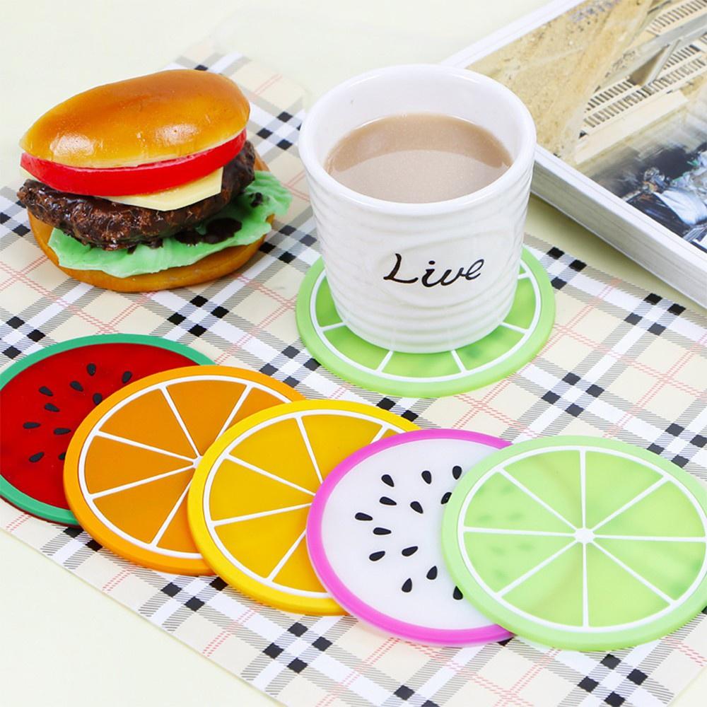 Miếng Lót Cốc, Chai Thủy Tinh - Lót Ly Lát Hoa Quả - Trái Cây