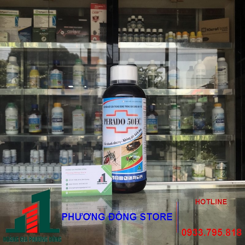 Thuốc diệt muỗi và côn trùng Perado 50EC- 100ml