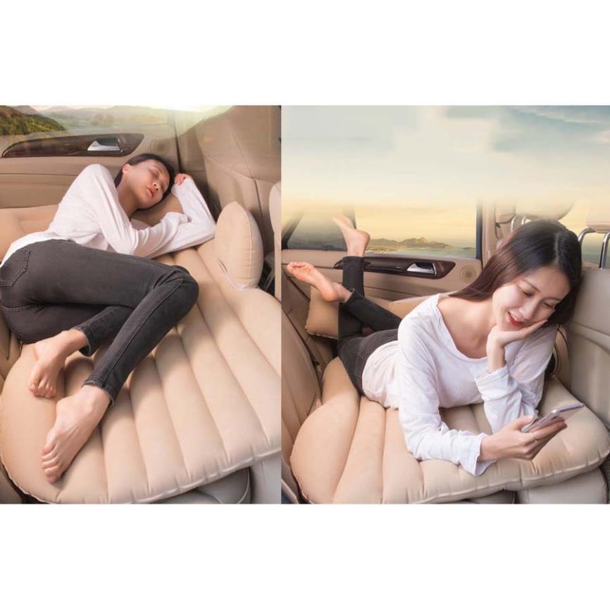 Đệm Nệm Hơi Ô Tô Vải Dù - Nhung