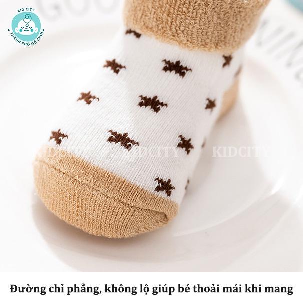 Set 5 Đôi Tất Cho Bé - Tất Trẻ Em Chất Cotton Họa Tiết Đáng Yêu