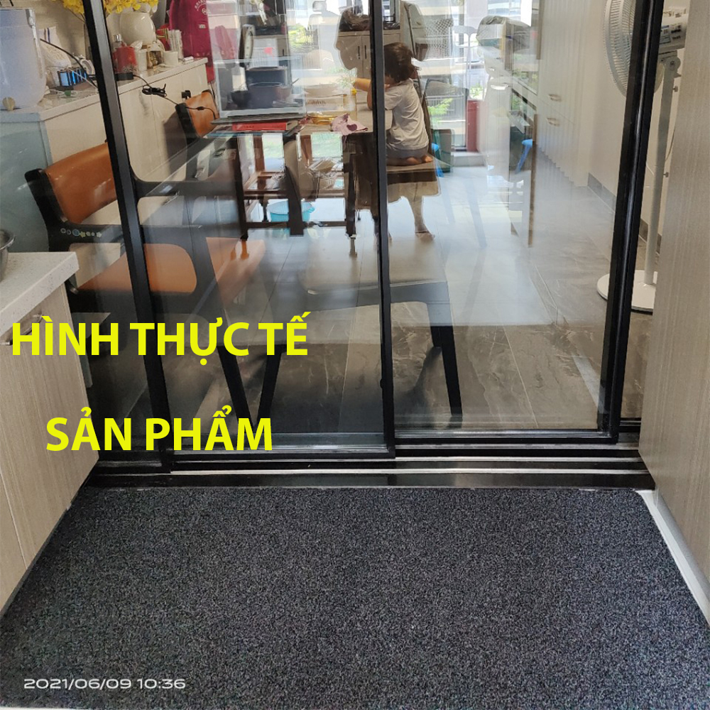 Thảm lau chùi chân Chung Cư, Căn Hộ, Nhà Ở, Văn Phòng, Lối Đi.  Thảm chùi chân sợi Polypropylene đế cao su chống trơn trượt cao cấp