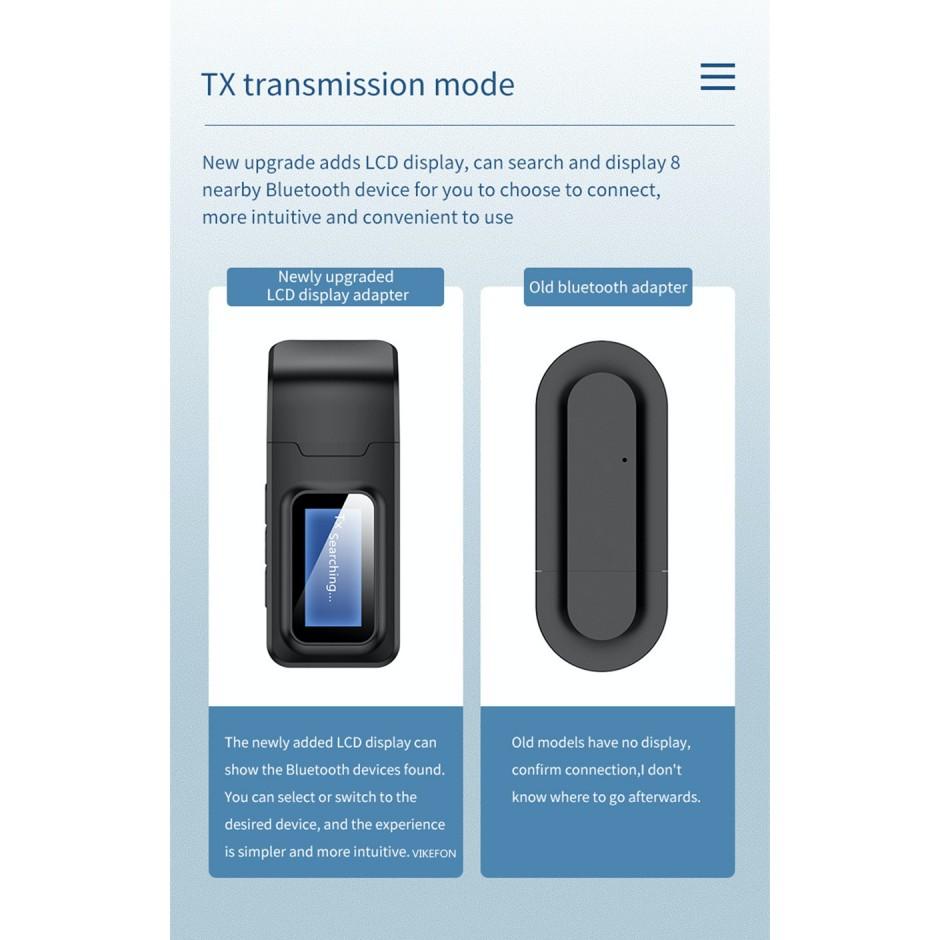 Bluetooth 5.0 LCD AUX 3.5mm