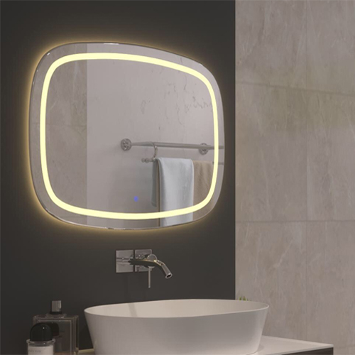 Gương soi đèn led phòng tắm GNT11 - Tích hợp đèn led và công tắc cảm ứng trên gương