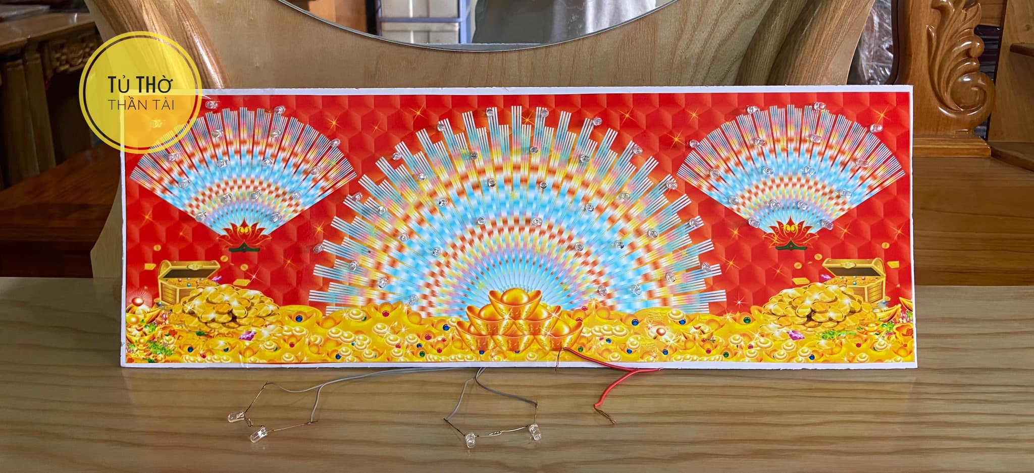 Bảng Mạch Điện Tử Nháy Hộp Đèn Dùng cho Bàn thờ Thần Tài có Hộp Đèn