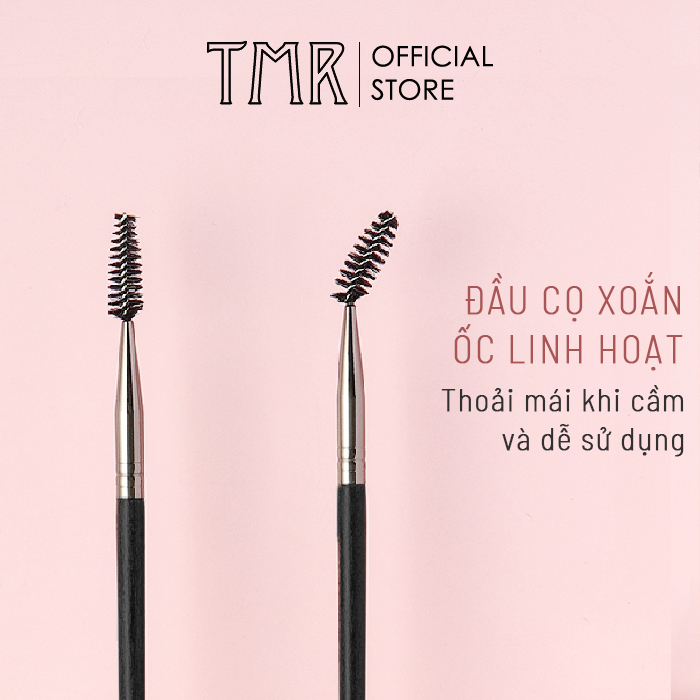 Cọ Tém Lông Mày Trang Điểm  TMR Chic Eyebrow Set bộ đôi trợ thủ đắc lực cho mày ngài sắc nét và gọn gàng