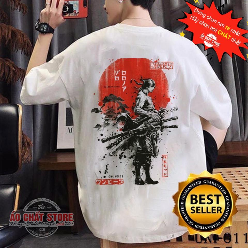 Áo Tay Lỡ Unisex Anime One Piece | Naruto | Punch Man Luffy Cao Cấp | Áo Form Rộng Luffy Siêu Đẹp Tshirt