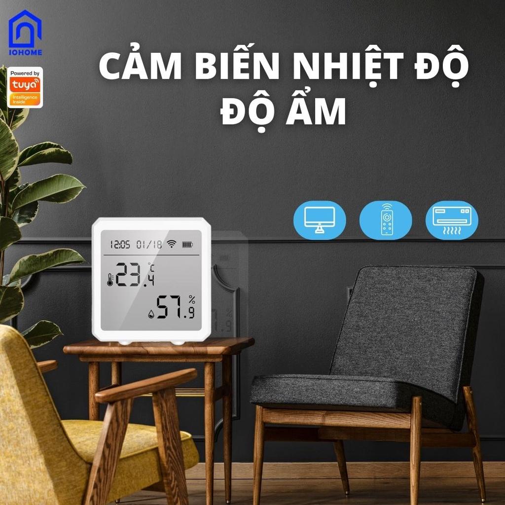 Đồng hồ thông minh tích hợp Cảm biến nhiệt độ, độ ẩm Kết nối Wifi/ Zigbee, App Smart Life/ Tuya/ Home Assistant