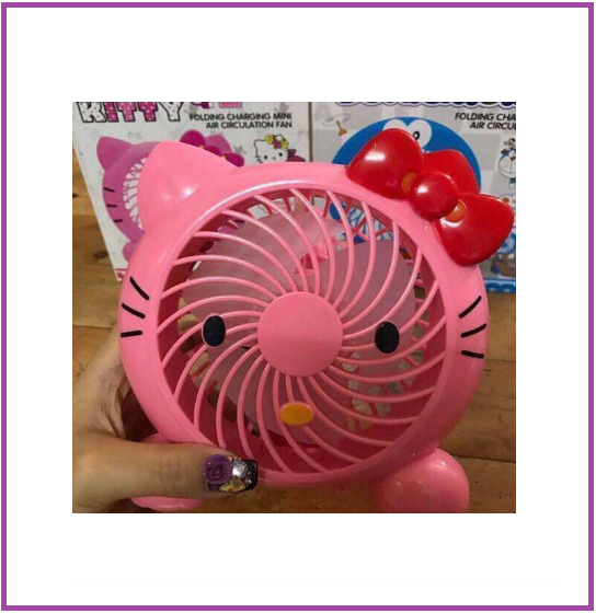 Quạt Mini Cầm Tay, Để Bàn Sạc Pin Siêu Mát. Quạt sạc cầm tay gấp gọn.Quạt sạc tích điện