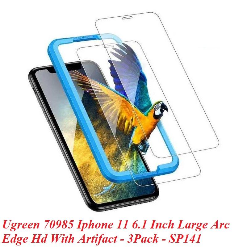 Ugreen UG70985SP141TK Iphone 11 - 6.1 inch Miếng dán Trong suốt 9H cường lực chống bảo vệ chống rơi chống cháy nổ - HÀNG CHÍNH HÃNG