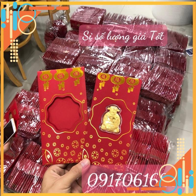 Bao Lì Xì Thần Tài Đài Loan Mạ Vàng 24k Hàng Cao Cấp Loại 1 Làm Quà Tết Độc Đáo Có Ý Nghĩa–May Mắn Cho Ngày VíaThần Tài