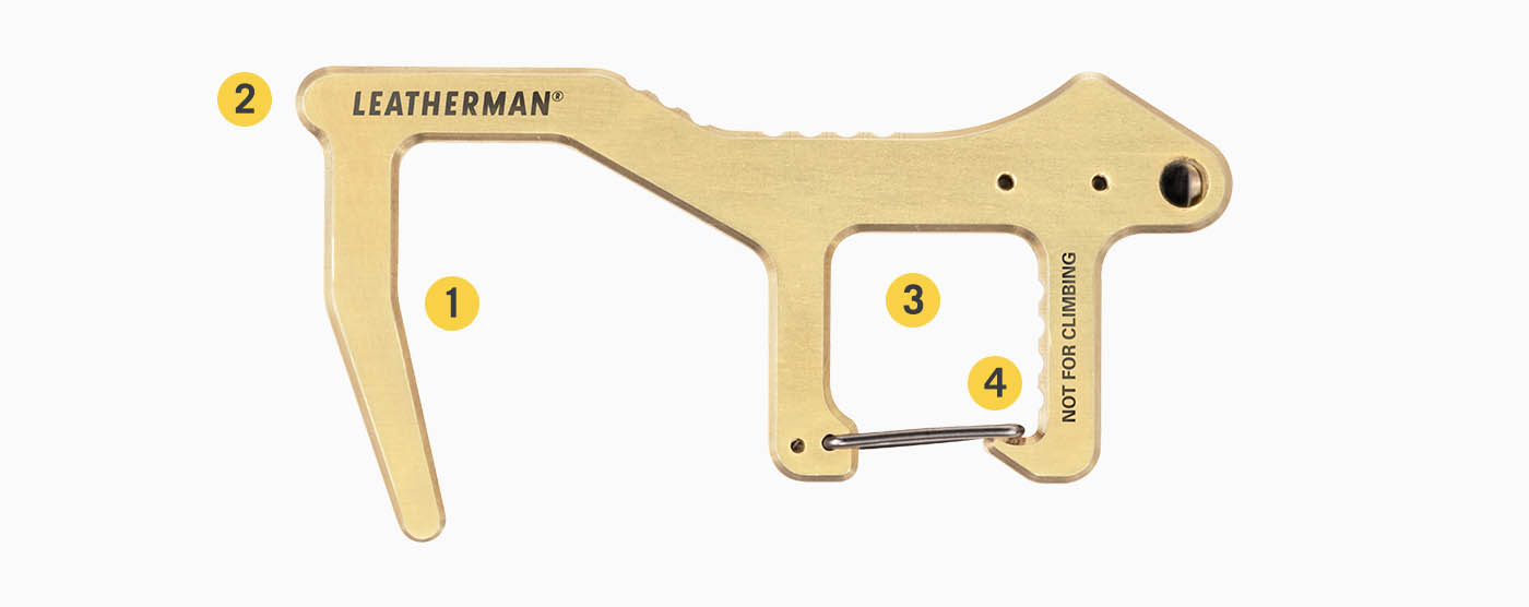 Móc khóa đa năng Leatherman Clean Contact Carabiner (4 tools)