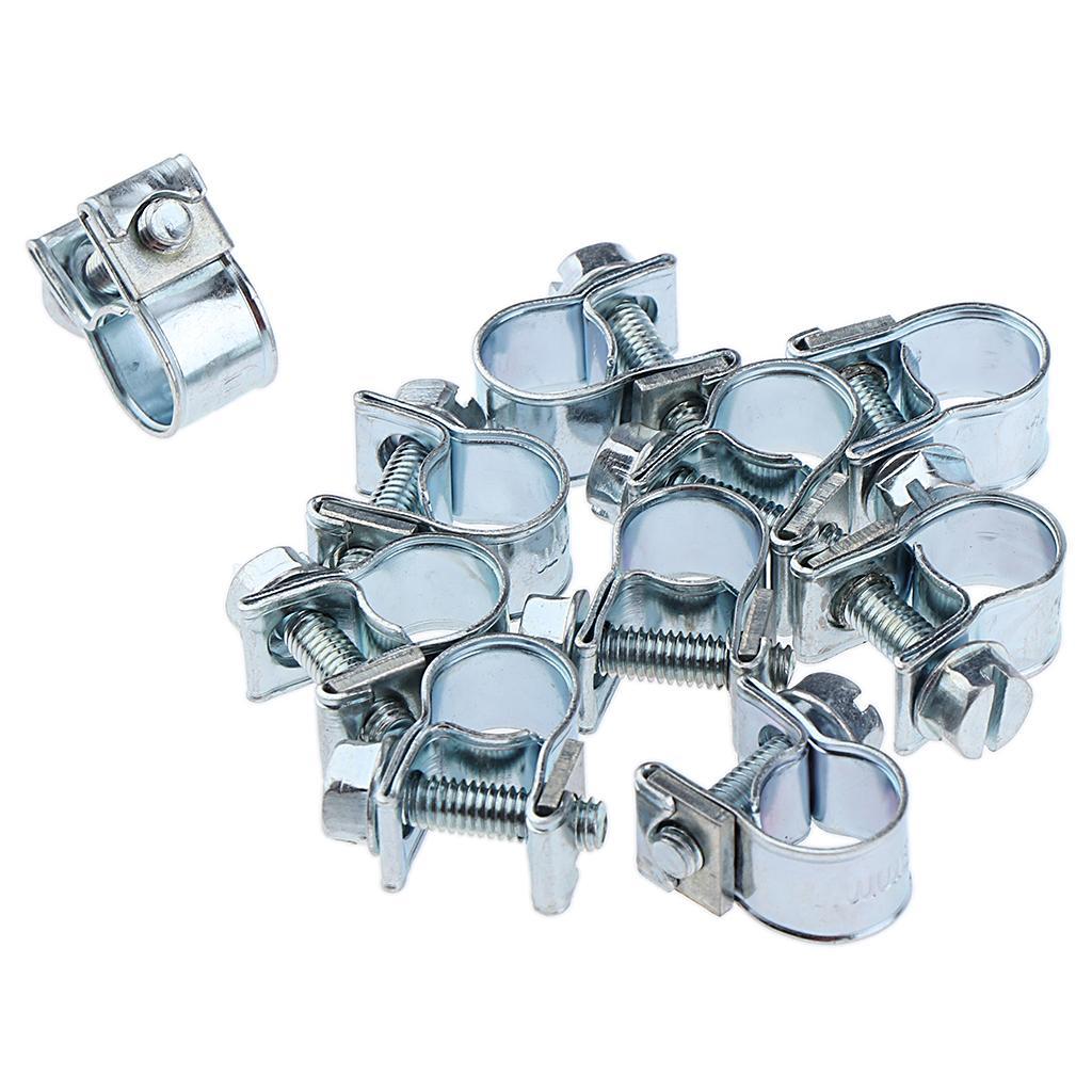 3x 10pack 304 Stainless Steel Clip Hose Pipe Clamp Diameter Ø 7 - 9mm